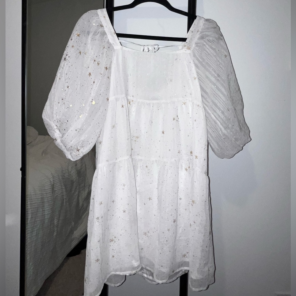 Puffy Sleeve Dress
